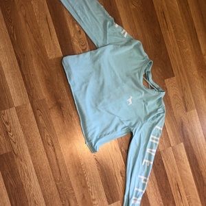 A light blue Long sleeves from PINK